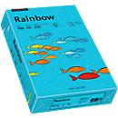 Papier coloré pour copieur Rainbow Mondi, format A4, 160 g/m², bleu, 1 bloc = 250 feuilles