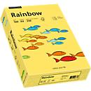 Papier coloré pour copieur Rainbow Mondi, format A4, 160 g/m², jaune, 1 bloc = 250 feuilles