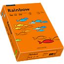 Papier coloré pour copieur Rainbow Mondi, format A4, 160 g/m², orange intense, 1 bloc = 250 feuilles