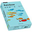 Papier coloré pour copieur Rainbow Mondi, format A4, 80 g/m², bleu, 1 bloc = 500 feuilles