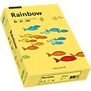 Papier coloré pour copieur Rainbow Mondi, format A4, 80 g/m², jaune, 1 bloc = 500 feuilles