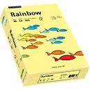 Papier coloré pour copieur Rainbow Mondi, format A4, 80 g/m², jaune clair, 1 bloc = 500 feuilles