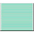Papier informatique en bande, simple, lignes vertes, 2000 feuilles