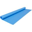 Papier kraft Clairefontaine, bleu français, côtelé, certifié PEFC, 1 rouleau de L 10 m x l 700 mm