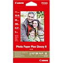 Papier photo Plus Glossy II PP-201 Canon, 265 g/m², 50 feuilles, 10 x 15 cm