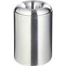 Papierkorb aus Aluminium, selbstlöschend, 13 oder 20 Liter, mit u. ohne Kopfteil 