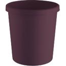 Papierkorb Helit The German, Volumen 18 l, umlaufender Griffrand, Recyclingkunststoff, Ø 315 x H 331 mm, rot