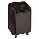 Papiervernietiger Fellowes® Microshred LX 211, micropartikelsnijder 2 x 12 mm, P-5, 23 l, snijcapaciteit 15 vel, met rollen, zwart