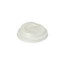 Papstar C-PLA couvercle de gobelet Ø 8 cm, blanc, compostable (EN 13432), jusqu'à 85 °C, 50 pièces