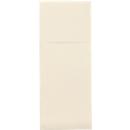 Papstar Pochettes à couverts Royal Collection, pliage intégré pour couverts, L 200 x H 82,5 mm, certifié FSC®, papier tissu premium, champagne, 6 x 50 pièces