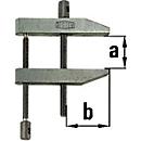 Parallelle schroefklem PA Klem b.36mm A.19mm BESSEY