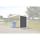 Parede lateral, para abrigo de bicicletas modelo Leipzig, P 4400 mm