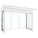 Parede lateral, para abrigo de bicicletas Ulm