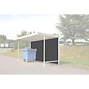 Parede traseira, para abrigo de bicicletas modelo Leipzig, L 4300 mm