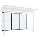 Parede traseira, para abrigo de bicicletas Ulm