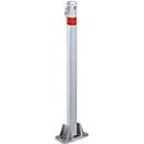 Parking post for cars, different locking system