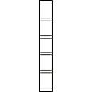 Paroi d'extrémité, pour rayonnage en acier PROGRESS 2000, H 2250 x P 600 mm, noir