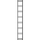 Paroi d'extrémité, pour rayonnage en acier PROGRESS 2000, H 2600 x P 600 mm, noir