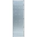 Paroi en tôle perforée pour élément de base/élément complémentaire ORDO Industry, multifonctionnel, perforation carrée 10-38 mm, magnétique, L 400 x P 1,5 x H 2000 mm, acier galvanisé