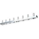 Patère avec profilé plat, alu, 3 largeurs au choix