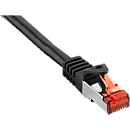 Patch cable CAT6 S/FTP 1 m, black