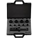 Patent punch set 11-pcs. sheet metal box PEDDINGHAUS