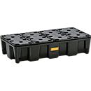 PE-Auffangwanne 35HD, aus Polyethylen, 100 % recycelbar, mit PE-Rost