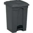 Pedaalemmer van polyetheen 45 l, grijs