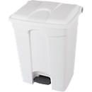 Pedaalemmer van polyetheen 70 l, wit
