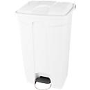 Pedaalemmer van polyetheen 90 l, wit