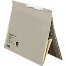 Pendelhefter Falken, Format A4, für bis zu 200 Blatt, 2 Fächer, Schlitzstanzung, Behördenheftung, Tasche, Recycling-Karton, grau, 50 Stück