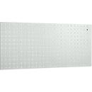Perforated panel, 896 x 480 mm, light gray