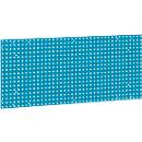 Perforated panel, for hanging, 1443 x 645 mm, dark blue RAL 5009