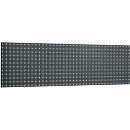 Perforated panel, for mounting, 1486 x 457 mm, anthracite gray RAL 7016