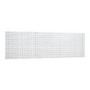 Perforated panel, for mounting, 1486 x 457 mm, light gray RAL 7035