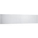 Perforated panel, for mounting, 1981 x 457 mm, light gray RAL7035
