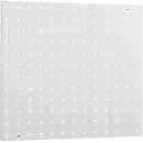 Perforated panel, for mounting, 495 x 457 mm, light gray RAL 7035