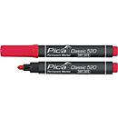 Permanentmarker Classic rot Strich-B.1-4mm Rundspitze PICA, 10 Stück