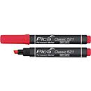 Permanentmarker Classic rot Strich-B.2-6mm Keilspitze PICA, 10 Stück