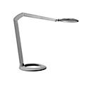 Pied de table pour lampe de table LED Ovelo, en forme d'anneau, simple connexion enfichable, gris argent