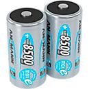Piles rechargeables NiMH MaxE Mono D, 8500 mAh, 2 p.