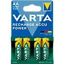 Piles rechargeables VARTA, Mignon AA, 4 p.