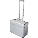 Pilot case DISCOVERY ALUMAXX, avec poignée et roulettes, aluminium, argent