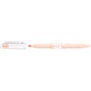 PILOT Textmarker FriXion Light Natural, Keilspitze, Strichstärke 3,8 mm, Schreibfarbe apricot, radierbar, Recycling-Kunststoff, 1 Stück