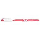 PILOT Textmarker FriXion Light Natural, Keilspitze, Strichstärke 3,8 mm, Schreibfarbe rot, radierbar, Recycling-Kunststoff, 1 Stück