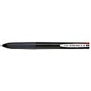 Pilot Vierfarb-Kugelschreiber Super Grip-G 4 Colors, Strichstärke 0,4 mm, dokumentenecht, nachfüllbar, Schaftfarbe schwarz