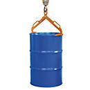 Pince à fût LGZ, pour fûts à bondes de 200 litres, orange (RAL 2000)