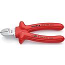 Pince coupante diagonale L.160 mm, isolée par immersion, KNIPEX