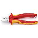 Pince coupante L. 160 mm avec œillet, gaine 2K KNIPEX