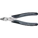 Pince coupante latérale pour composants électroniques Super-Knips® L.140 mm, sans facette, pol. KNIPEX